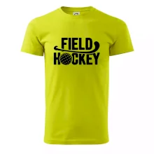 Field hockey míček a nápis Field hockey míček a nápis