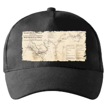 Mapa Báňské dráhy z Moravské Ostravy do Doubravy