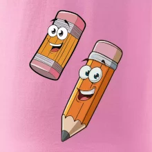 Parové triko - Tužka a guma