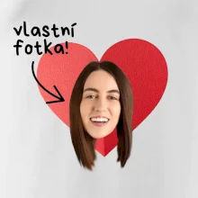 Vlastní fotka v srdci
