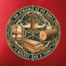 Od stromu až po dřevěnou židli
