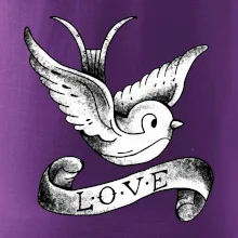 Love holubice - kreslená