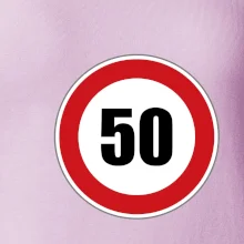 Dopravní značka - omezení rychlosti 50
