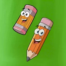 Parové triko - Tužka a guma