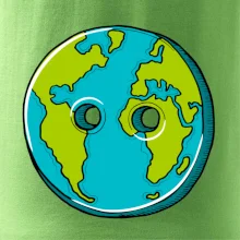 Planeta země knoflík (Pecka design)