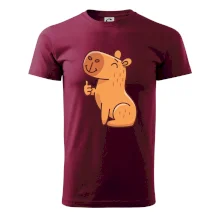 Kapybara s palcem nahoru