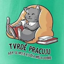 Tvrdě pracuju, aby se kočka měla dobře