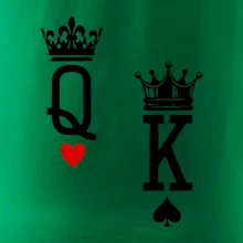 King & Queen logo na prso
