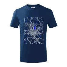 Jablonec nad Nisou - Mapa s vodními toky