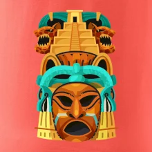 Mayové maska s pyramidou