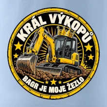 Král výkopů bagr je moje žezlo
