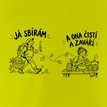 Já sbírám ona čistí a zavaří