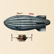 Vzducholoď barevná