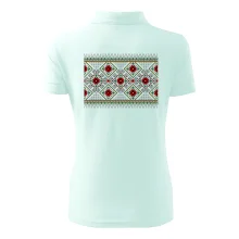 Ukrajinský vzor - Červeno Zelený