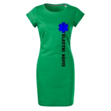 Hvězda života - vlastní nápis vpředu a vzadu