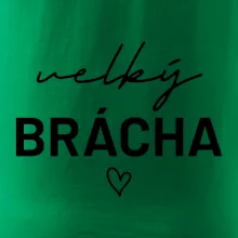 Velký brácha - nápis na prsou