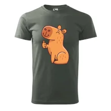 Kapybara s palcem nahoru