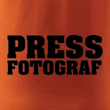 Novinář nápis - Press Fotograf