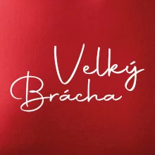 Velký brácha - nápis na zádech