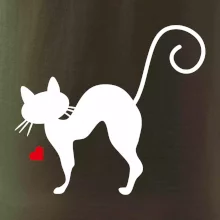 Zamilovaná kočka prohnutá