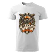 Víkendová mise vintage paintball odznak