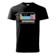 I wear this shirt periodically but only when I'm in my element I wear this shirt periodically but only when I'm in my element