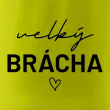 Velký brácha - nápis na prsou