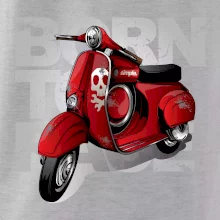 Scooter born to ride red Scooter born to ride red