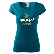 Natural - nápis v listech