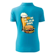 Pivo a burger vím co je dobrý