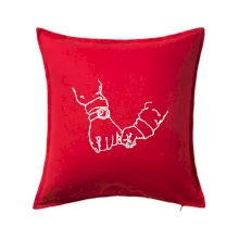 Táta a syn ruce obrys