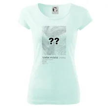 Vaše místo - vrstevnice v obdélníku