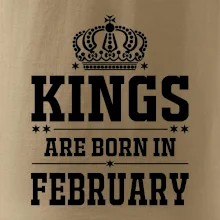 Kings are born in February