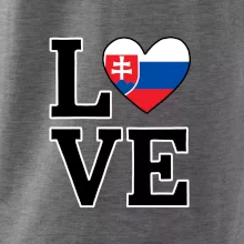 Love Slovenská vlajka