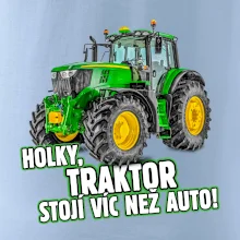 Holky, traktor stojí víc než auto