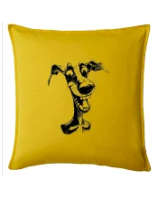 Černobílá karikatura chrt