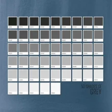 50 barevných odstínů šedi