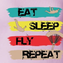 Eat Sleep Fly Repeat Paragliding