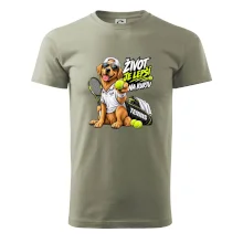 Život je lepší na kurtu pes