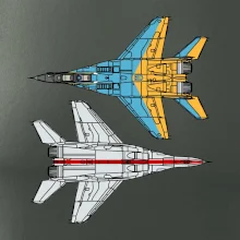 Mig 29 Fulcrum ze spoda a ze zhora