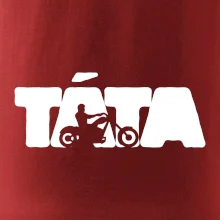 Táta nápis - motorka chopper