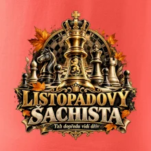 Listopadový šachista se zlatým králem