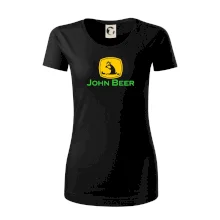 John Beer jelen s pivem