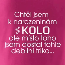 Chtěl jsem dostat k narozeninám kolo