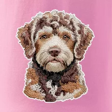 Lagotto romagnolo vyšívaná hlava