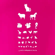 Oční test zvířatka