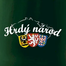 Hrdý národ - mapa a znaky