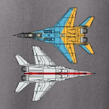 Mig 29 Fulcrum ze spoda a ze zhora