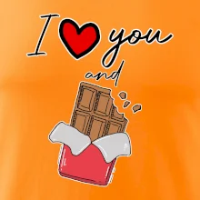 I love you and chocolate
