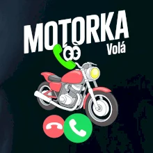 Karikatura motorka silnice volá